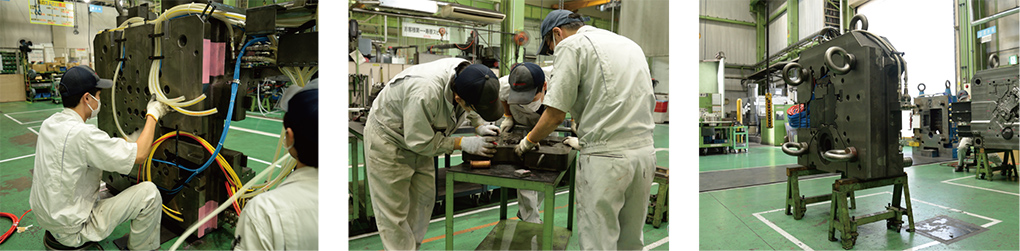 組付け・トライ調整・仕上げ・最終確認